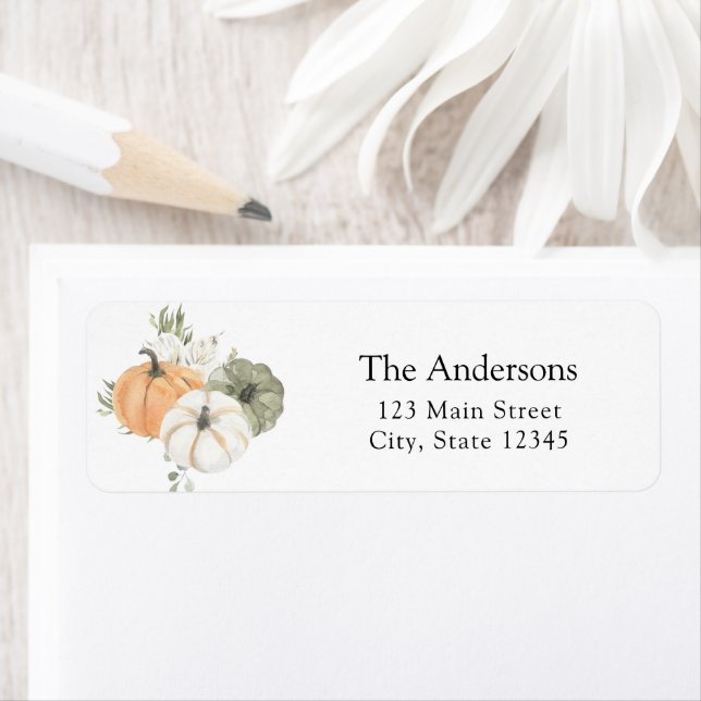 Rustic Autumn Return Address Label (Insitu)