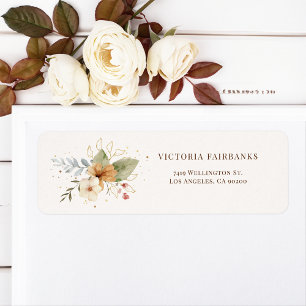Rustic Autumn Roses Botanical