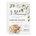 Rustic Baby is Brewing Coffee Baby Shower