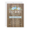 Rustic Baby Shower | Baby Shower Invitation