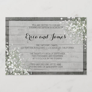 RUSTIC BABY'S EVENING INVITATION