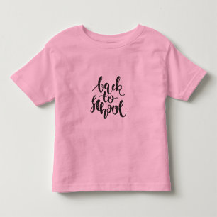 Rustic Back to School Toddler T-Shirt