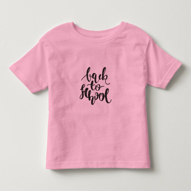 Rustic Back to School Toddler T-Shirt (Front)