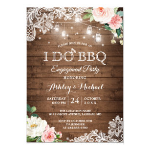 Cool Fun Chalk Typography Orange Personalised Engagement Party Invitations