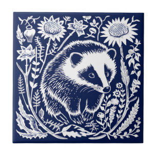 Rustic Badger Ceramic Tile