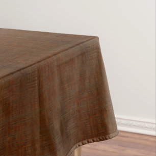Rustic Bamboo Wood Grain Texture Look Tablecloth