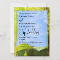Rustic Banana Leaf w/ Lights Destination Wedding