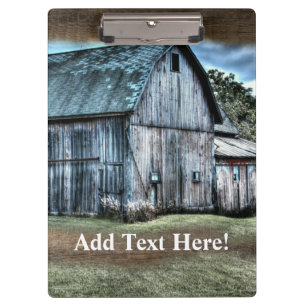 Rustic Barn Clipboard