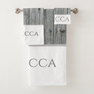 Rustic Barn Country Farmhouse Bath Towel Set