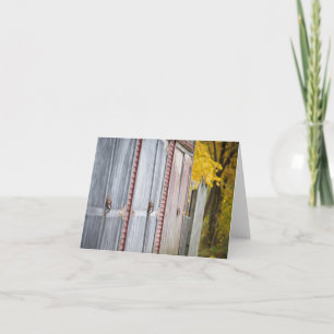 Rustic Barn Doors Blank Notecards