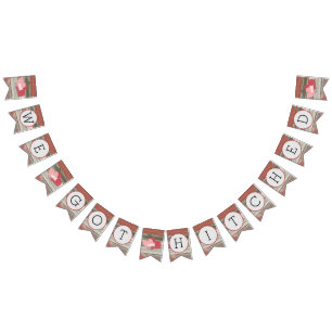 Rustic Barn Hearts We Got Hitched Wedding Bunting