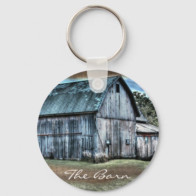 Rustic Barn Key Ring (Front)