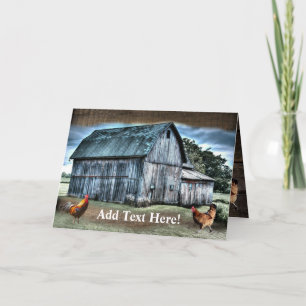Rustic Barn Note Card