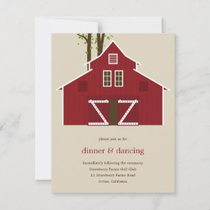 Rustic Barn Reception Card Enclosure