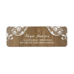 Rustic Barn Wood and Lace Chic Country Wedding