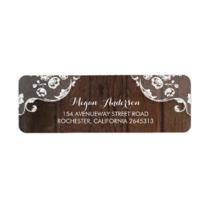 Rustic Barn Wood and Lace Wedding