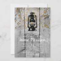 Rustic Barn Wood And Lantern Picnic Birthday Party