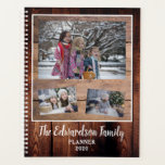 Rustic barn wood family photo collage 2020 planner<br><div class="desc">Create your own,  rustic barn wood family photo collage 2020 Planner.
Add your own photos and text and create a very personal and unique planner.</div>