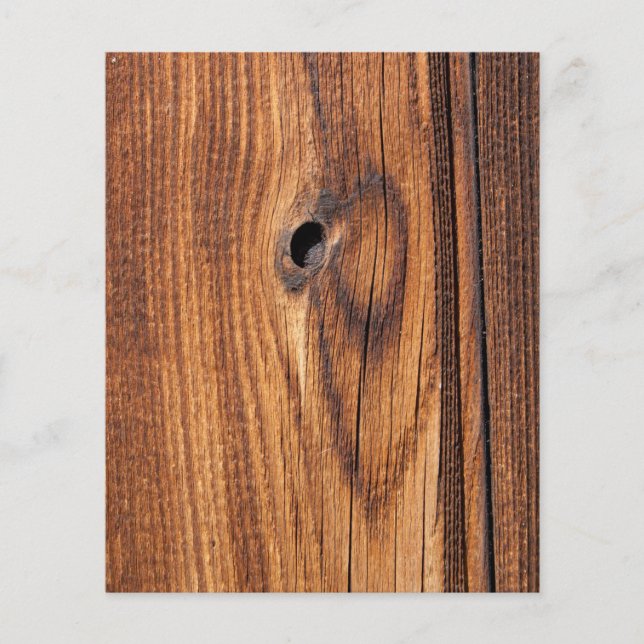 Rustic Barn Wood Grainy Scrapbook Paper (Front)