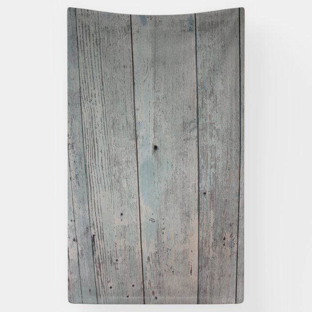 Rustic barn wood photo backdrop banner (Vertical)