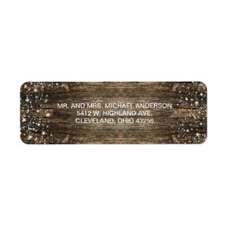 Rustic Barn Wood Snowflakes Winter Wedding