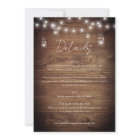 Rustic Barn Wood String Lights All In One Wedding