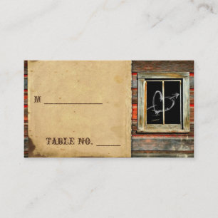 Rustic Barn Wood Wedding Place Cards