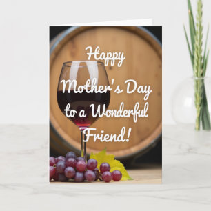 Rustic Barrel Mothers Day Card