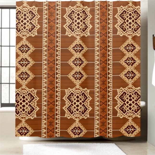 Rustic Bathroom Shower Curtains Style 2 (Creator Uploaded)