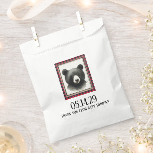 Rustic Bear Nursery Favour Bags