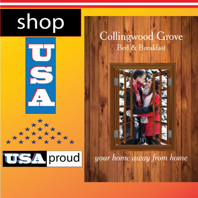 Rustic Bed and Breakfast 🌿 Country Inn Guest Tea Towel (Creator Uploaded)