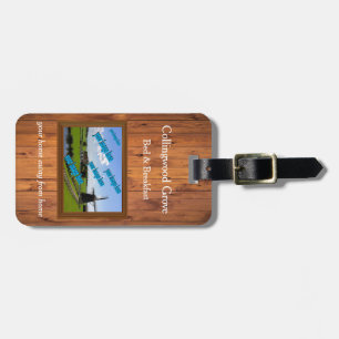 Rustic Bed and Breakfast 🌿 Promotional Luggage Tag
