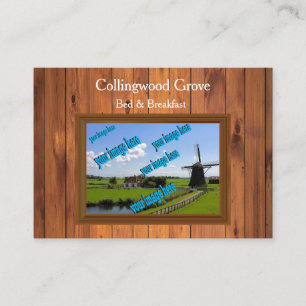 Rustic Bed and Breakfast 🌿 Vintage Country Inn  Business Card