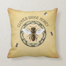 Rustic Bee and Honeycomb Label