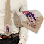 Rustic Beige Custom Photo   Tie<br><div class="desc">Rustic Beige Custom Photo neck tie. A perfect gift for him for.</div>
