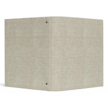 Rustic Beige Linen Printed