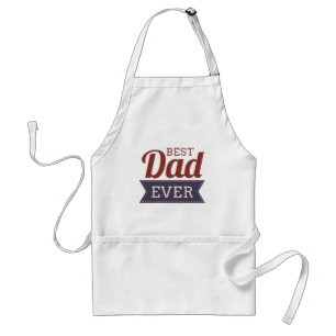 Rustic Best Dad Ever Father`s Day Standard Apron
