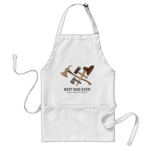 Rustic Best Dad Ever Standard Apron
