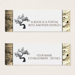 Rustic Birch Tree Bookmark