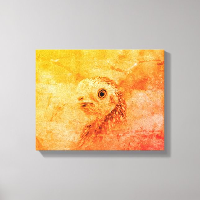 Rustic Bird Canvas Print (Front)