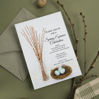Rustic Bird Nest Eggs Spring Equinox Celebration