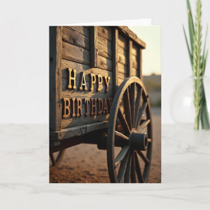 Rustic Birthday Card
