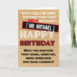 Rustic Birthday Card for Man<br><div class="desc">Rustic Birthday Card for all man,  brother,  buddy,  daddy,  husband,  boyfriend,  brother in law or grandfather.</div>