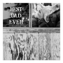 Rustic Black and White Photo of Wood and Windows