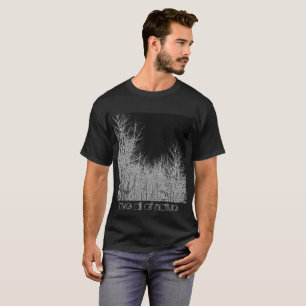 Rustic Black and White Tree Quote T-Shirt