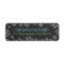 Rustic Black Chalkboard Snowflake Return Address