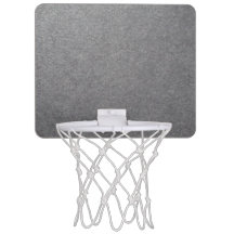 Rustic Black mini basketball hoop