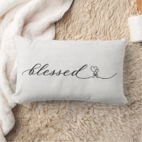 Rustic Blessed Heart Script Wedding Gift