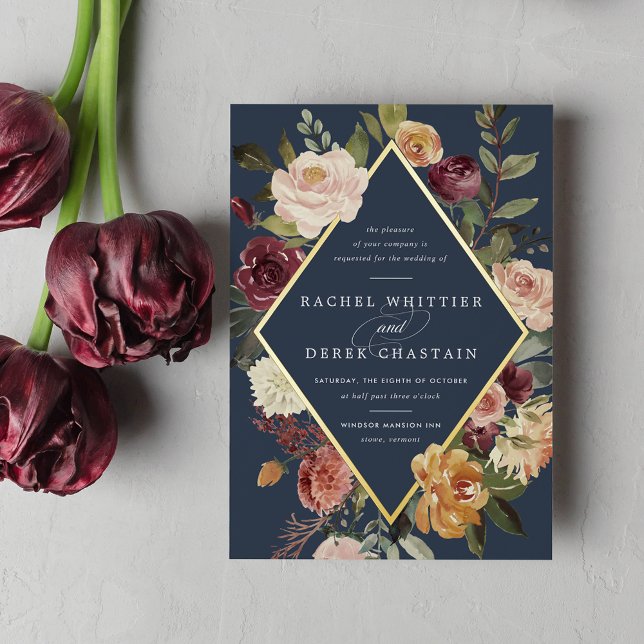 Rustic Bloom Geometric Floral Wedding (Creator Uploaded)