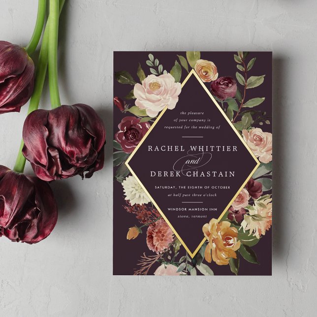 Rustic Bloom Geometric Floral Wedding (Creator Uploaded)